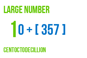 large number centoctodecillion