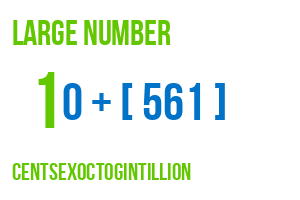 large number centsexoctogintillion