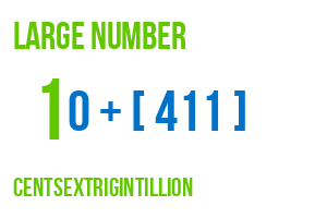 large number centsextrigintillion