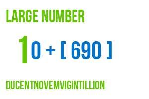 large number ducentnovemvigintillion