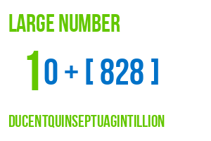 large number ducentquinseptuagintillion
