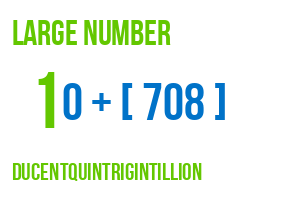 large number ducentquintrigintillion