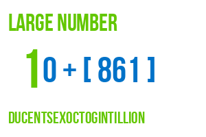 large number ducentsexoctogintillion