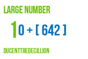 large number ducenttredecillion