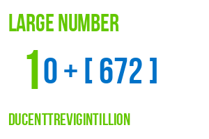 large number ducenttrevigintillion