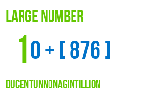 large number ducentunnonagintillion