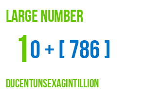 large number ducentunsexagintillion