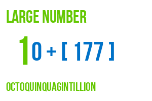 large number octoquinquagintillion