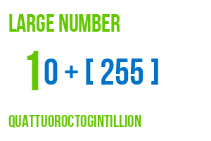 large number quattuoroctogintillion