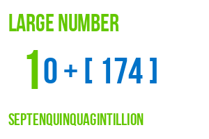 large number septenquinquagintillion