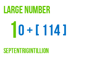 large number septentrigintillion