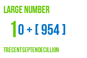 large number trecentseptendecillion