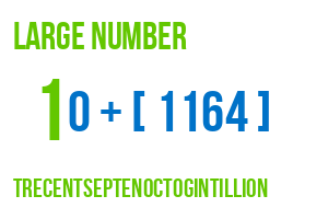 large number trecentseptenoctogintillion