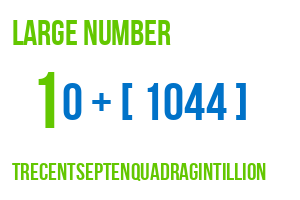 large number trecentseptenquadragintillion