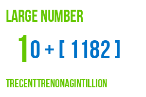 large number trecenttrenonagintillion